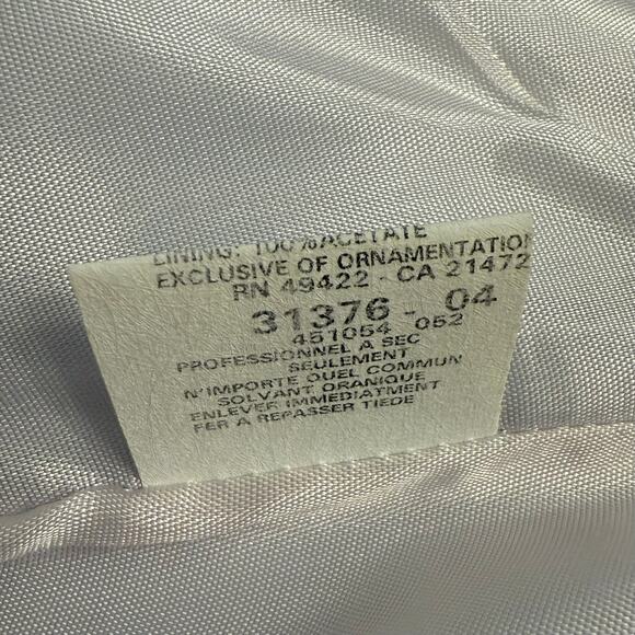 Jessica McClintock for Gunne Sax Dress VTG Strapless Ruffle Party Blue Size 5/6 - Picture 10 of 11